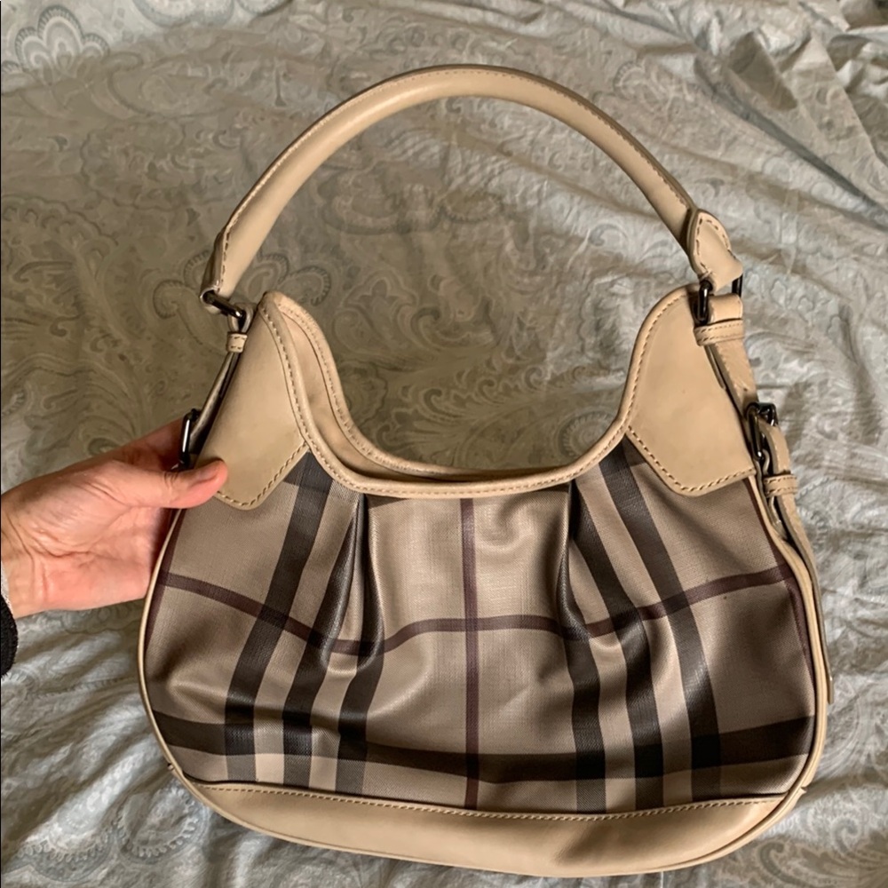 Burberry Tan Plaid Women's Bag